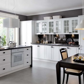 Kuchnia Senso Kitchens Sentima w kolorze biel — klasyczna kuchnia na wymiar, MC-Kuchnie Siedlce