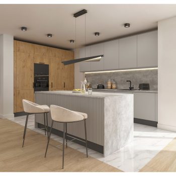 Kuchnia Senso Kitchens Capital Elysee — nowoczesna kuchnia na wymiar bez uchwytów, MC-Kuchnie Siedlce